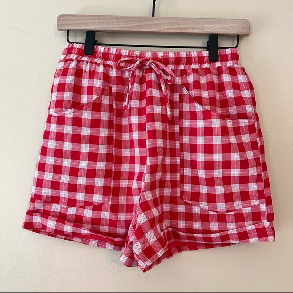 NWT Anthropologie Gingham Picnic Shorts - Picture 3 of 9